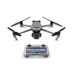 DJI Mavic 3 Pro med DJI RC (skärmfjärrkontroll), flaggskeppsdrönare med tre kameror med 4/3 CMOS Hasselblad-kamera, 43 minuters flygtid och 15 km HD-videoöverföring, För professionella flygfoton