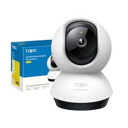 Tapo C220 Telecamera Wi-Fi Interno 2K 4MP QHD, Videocamera Sorveglianza, 360º orizzontale, Panoramica, Rilevamento e Allarme, Visione Notturna, MicroSD fino a 512GB, Alexa, Google Assistant