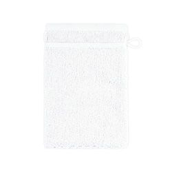 Frottana Pearl wash Glove, made of 100% cotton, Snow, 20 x 15 cm