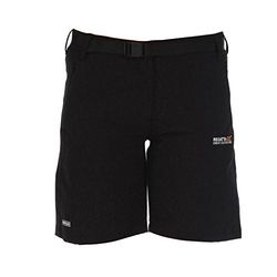 Regatta Xert STR - Pantaloncini da Donna, Donna, Pantaloncini, RWJ172, Nero, FR : L (Taille Fabricant : Taille 16)