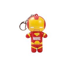 Lip Smacker Marvel Collection, Iron Man Läppbalsam för Barn, Smaksatt Läppbalsam med Nyckelring, Återfuktande och Uppfriskande, Enkel Blisterförpackning