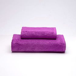 Sancarlos Ensemble de Serviettes de Douche Ocean - Violet, 100% Coton - 550 g/m²