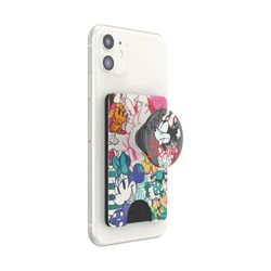 PopSockets: Cartera para teléfono con Agarre expandible para teléfono, Soporte para Tarjetas de teléfono - Sketch Minnie