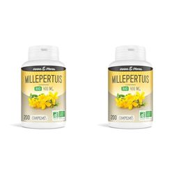 Herbes Et Plantes Millepertuis Bio 200 Comprimés 400 mg (Lot de 2)