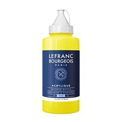 Lefranc Bourgeois Fine Acrylic Colore Acrilico, Giallo (Lemon Yellow), 750 ml