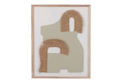 CUADRO MADERA FIBRA ETNICO 40x2x60 CM