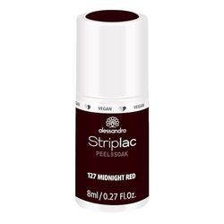 Alessandro Vernis À Ongles Led Striplac Peel/Soak Midnight Red 48-127
