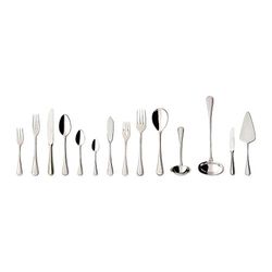 Villeroy & Boch 12-6233-9115 Neufaden Merlemont Cutlery for up to 12 People, 113 Pieces, Stainless Steel, 18/10, Metal