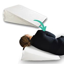 OrtoPrime Cuscino Zeppa Posizionatore per cambi postali- Zeppa antireflusso Adulto - Cuscino cambiamenti Posturali - Zeppa Posturale per Maggiori - Cuscino Volteatore - Zeppa per letto Adulto