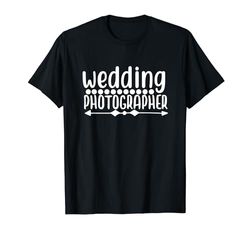 Fotógrafo de bodas divertido Hombre Cámara Camiseta