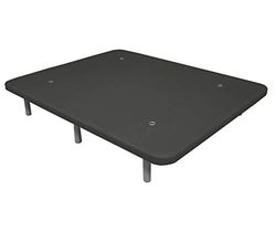 Duérmete Online Base tapissée 3D renforcée, Anti-Bruit avec 5 Barres de Renfort, valves de Ventilation, 6 Pieds de Hauteur 35 cm, Gris, 105 x 190 cm