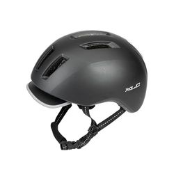 XLC Uniseks helm voor volwassenen 2500180032, mat zwart, 58-61 cm