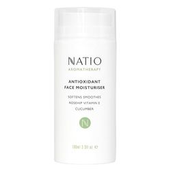 Natio Australia Aromatherapy Antioxidant Face Moisturiser, 100 ml - Anti-Aging Face Cream - Rosehip and Vitamin E - Face Lotion for All Skin Types