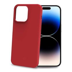 Celly Custodia per cellulare iPhone 15 Pro CROMO1054RD Rosso