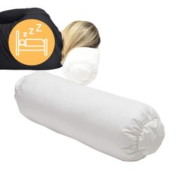 OrtoPrime Almohada Cervical Cilíndrica Confort - Almohada Anatómica Adaptable - Cojín Cervical Ortopédico - Almohada Cilindro Cervical - Almohada Ergonómica Placer y Descanso