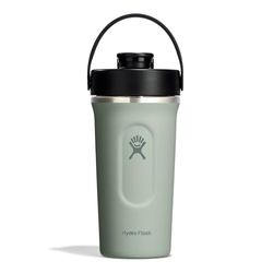 HYDRO FLASK - Insulated Shaker Bottle 709 ml (24 oz) for Protein Shakes and Supplements - Leakproof Chug Spout - Agave