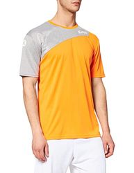 Kempa Core 2.0 Shirt Camiseta De Juego De Balonmano, Hombre, Naranja Fresh/Gris Oscuro, XL