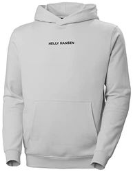 Helly Hansen Men's Core Graphic Sweat Hoodie, Grey, XL