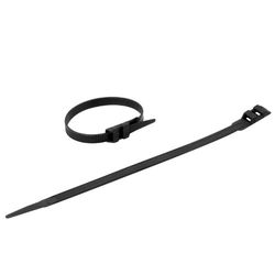 Flange auto-bloqueador 9 x 180 mm preto mala de 25