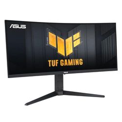 ASUS TUF Gaming VG34VQEL1A Monitor Gaming Curvo 34”, UWQHD, 100 Hz, Tecnologia, Extreme Low Motion Blur e Freesync, 1 ms (MPRT), 125% sRGB, HDR, Nero