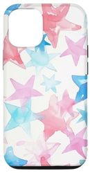 iPhone 13 Star pattern turquoise blossom symbol Case