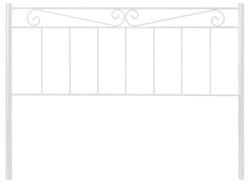 HOGAR24 ES | Cabecero de Forja Mod.58 | Camas de Matrimonio y Juvenil | Fabricado en España | Color Blanco | Cama de 150 cm.