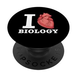 I Love Biology - Biología divertida PopSockets PopGrip Adhesivo