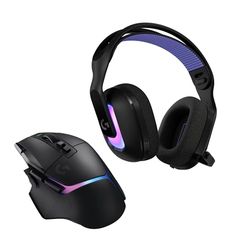 Logitech G G522 Wireless Gaming Headset en G502 X Plus Wireless Gaming Mouse - LIGHTSPEED Wireless Mouse en Headset Combo met RGB LIGHTSYNC - compatibel met pc/Windows - Zwart