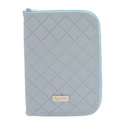Rosy Fuentes Portadocumentos Bebé - Ideal para Almacenar Documentos Importantes - Diseño Elegante con cierre con cremallera 0-azul empolvado