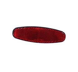 XLC 2500250010, Reflektorer för Pakethållare CR-R01 Unisex-vuxen, Röd, Unisize