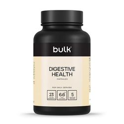 Bulk Comprimidos saludables para el aparato digestivo, Cloruro, Calcio, Enzimas de lactasa, 120 Cápsulas, 30 Dosis