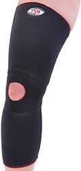 TSM 88 2224-1 Bandage de Sport Long pour Le Genou Actif avec Ouverture pour la rotule Taille S