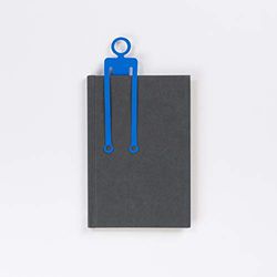Vacavaliente Page Marker, Recycled leather, Blue