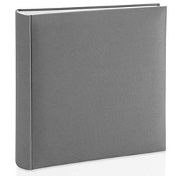 Hama Jumbo Album, Linen, Gray, 30 x 30 cm