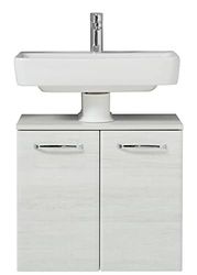 Pelipal Quickset 936 Armario para Lavabo, Madera de ingeniería, Roble Blanco Cruz NB, 53x60x33 cm