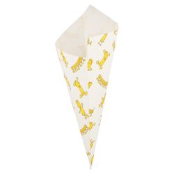 Sacchetti A Punta 250 Gr "Chips" 70 G/M2 29,5X21 Cm Bianco Pergamana Antigrassi - 2000 Unità