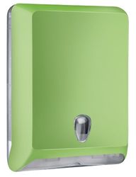 Mar Plast A83010EVE Dispenser Serviettes en papier souple et transparent Vert 400 x 130 x 290 mm