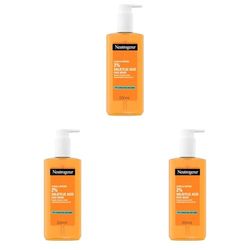 Neutrogena, Clear and Defend, 2% Salicylic Acid Face Wash 200ml (Pack of 3)