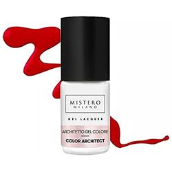 Mistero Milano, Vernis à ongles rouge hybride Color Architect (1250) 6 ml Vernis longue durée pour les professionnels.