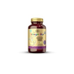 Solgar Kangavites Bouncing Berry Complete Multivitamin and Mineral Formula Chewable Tablets - Pack of 60- 28 Active Ingredients - Supports a Healthy Lifestyle - Vegan and Gluten Free