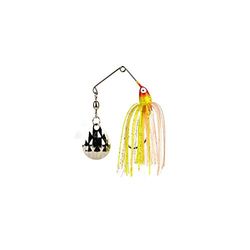 Strike King Mini-King Spinnerbait – Single Colorado Lame Diamant, Mixte, Sun Perch Head Sun Perch Skirt