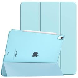 TiMOVO Case for iPad Air 13 Inch (M3/M2-2025/2024), Slim Stand Cover for iPad Air 13-inch, Support Touch ID, Auto Wake/Sleep Smart Shell with Translucent Back, Sky Blue