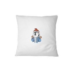 Bona Basics, Funda de cojín Decorativa, decoración del hogar, para sofá, cafetería, Tamaño: 60x60 cm, Color: Blanco