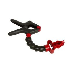 Lisle 70450 Porta Torcia con Morsetto, Nero, Rosso