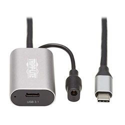Eaton TrippLite by USB 3.2 Gen 1 Cable de Extensión Activo - USB-C a USB-C (M/F), 5 Gbps, Sólo Datos, 5 m (16.4 ft.)