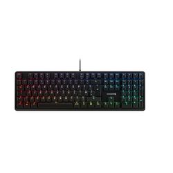 CHERRY G80-3000N RGB, clavier mécanique de gaming avec rétro-éclairage RGB, Disposition UK (QWERTY), Filaire, Commutateurs d’origine MX MX RED, Noir