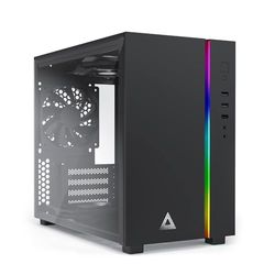 Montech Boitier Mini Tour Micro ATX Sky One Mini RGB avec panneaux vitrés (Noir)