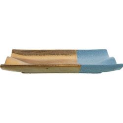 Alexandra House Living Centre de Table Bleu doré 33 x 24 x 4 cm