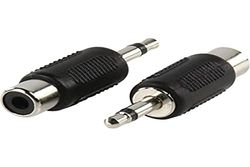 Valueline AC-001 cavo di interfaccia e adattatore 3.5mm RCA Nero