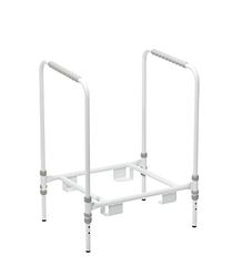Homecraft Stand Frame voor de Porta Potti 165, Ondersteuning Handgrepen voor Draagbaar Bedside Toilet, In hoogte Verstelbaar, Ouderlijk, Disabled